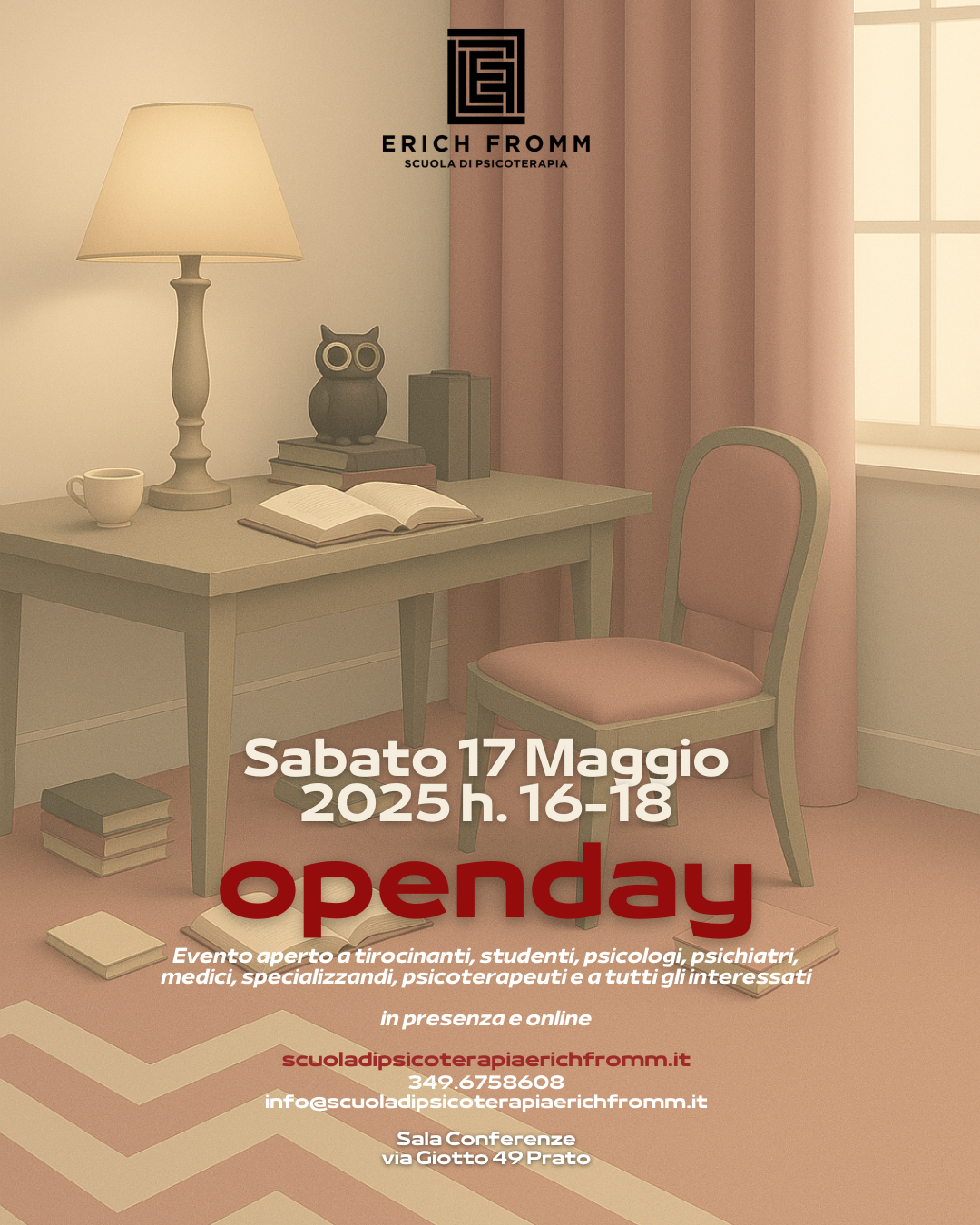 Openday a.a. 2026, sabato 17 maggio 2025 h. 16-18